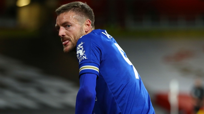 Jamie Vardy will miss out on Leicester's Carabao Cup clash with Brighton