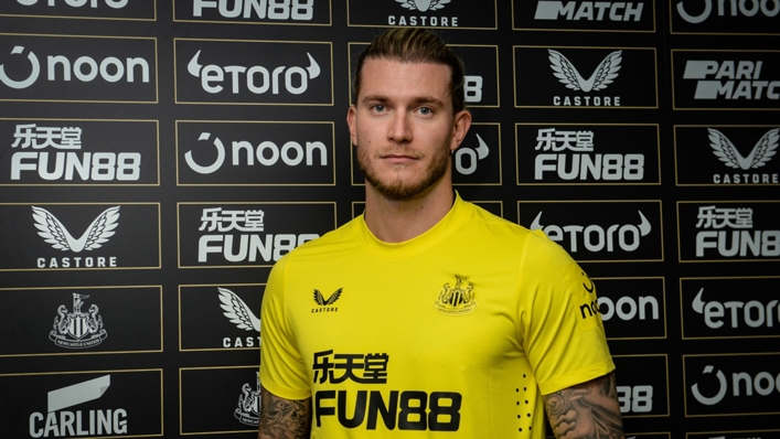 New Newcastle goalkeeper Loris Karius