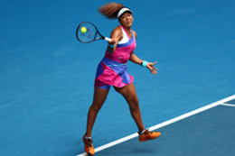 Naomi Osaka eased into the second round of the Australian Open