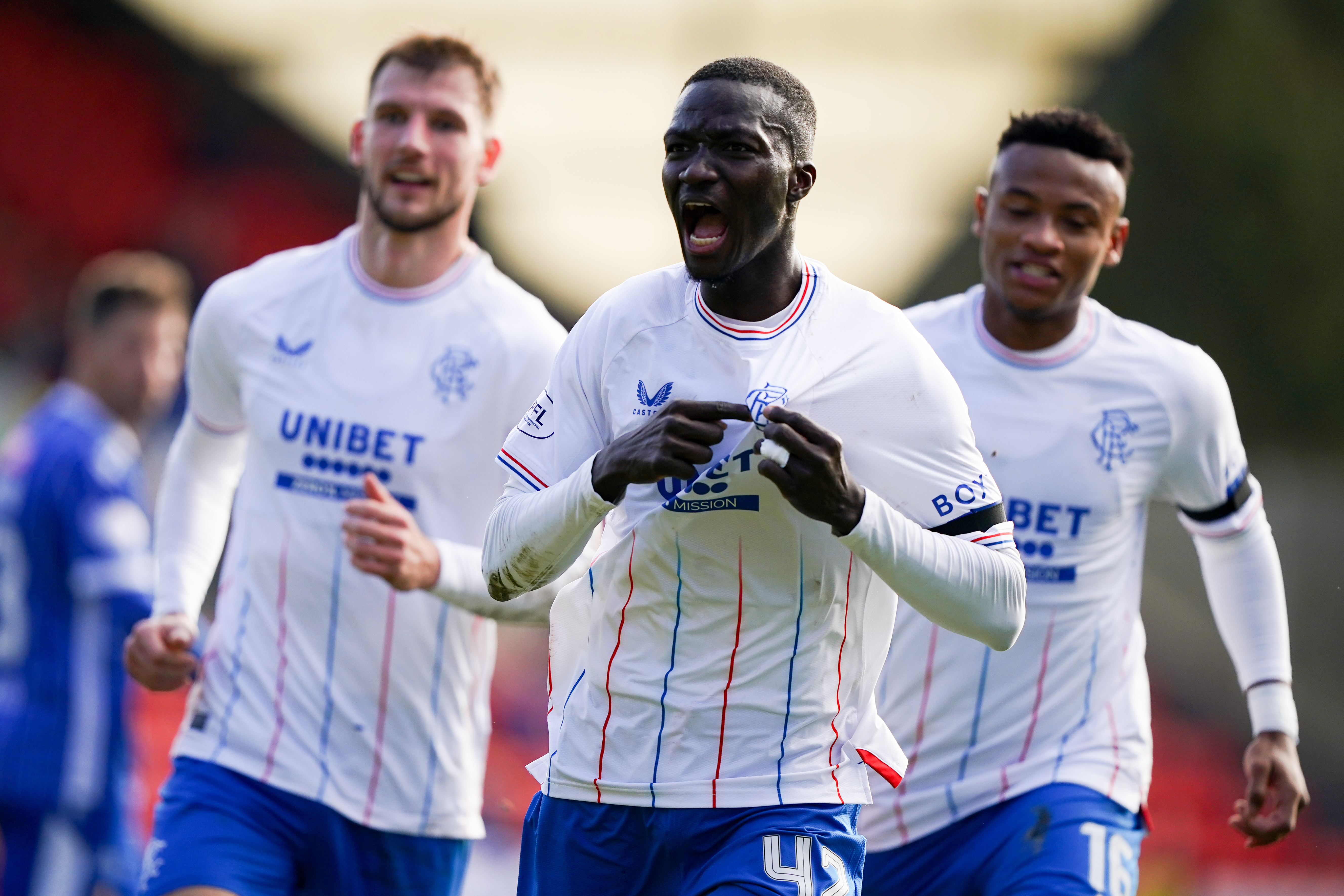 Mohamed Diomande opened the scoring for Rangers