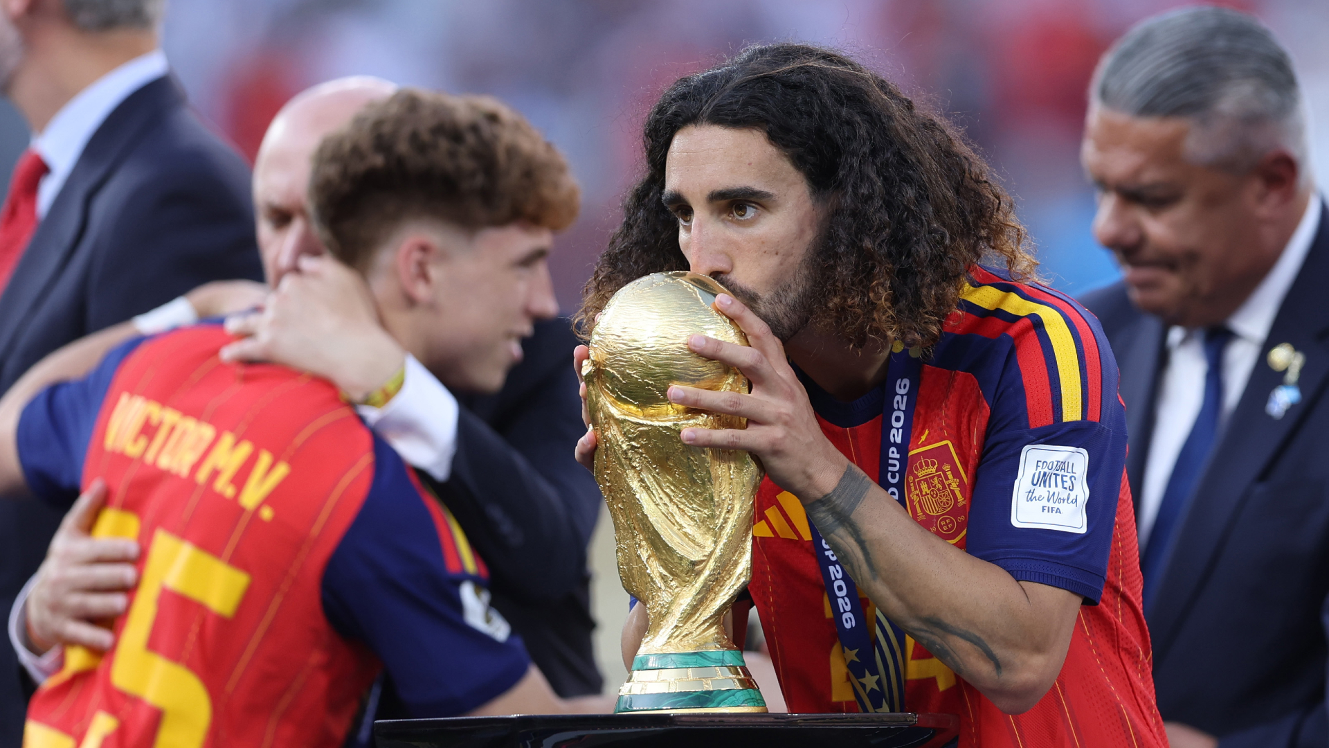 Promise kept — Marc Cucurella got a tattoo of Luis de's face