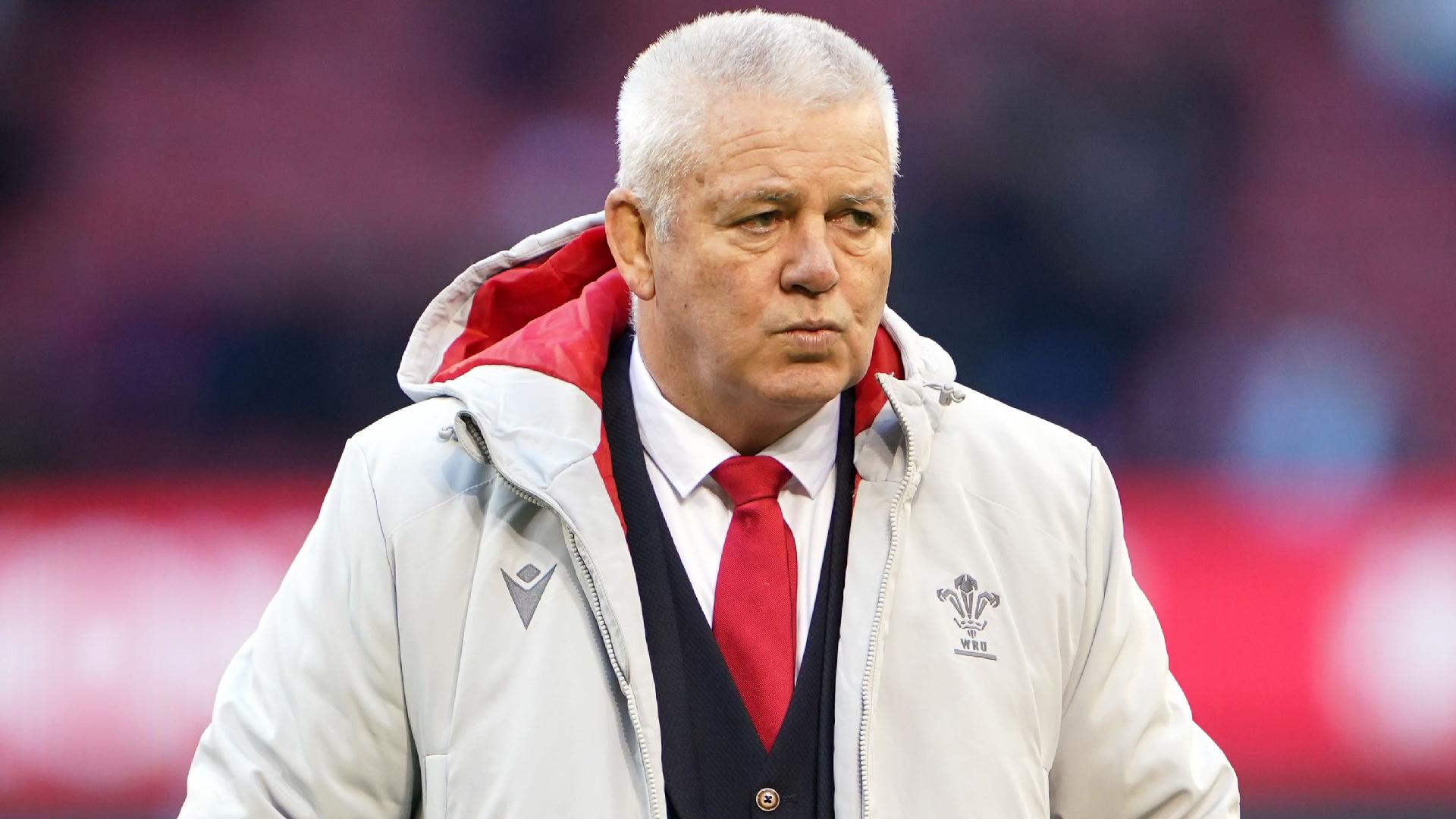 Warren Gatland is upbeat about Wales’ World Cup prospects (Joe Giddens/PA)