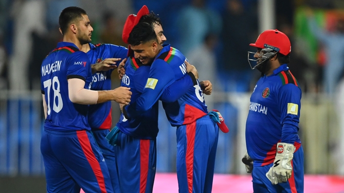 Afghanistan celebrate victory over Scotland