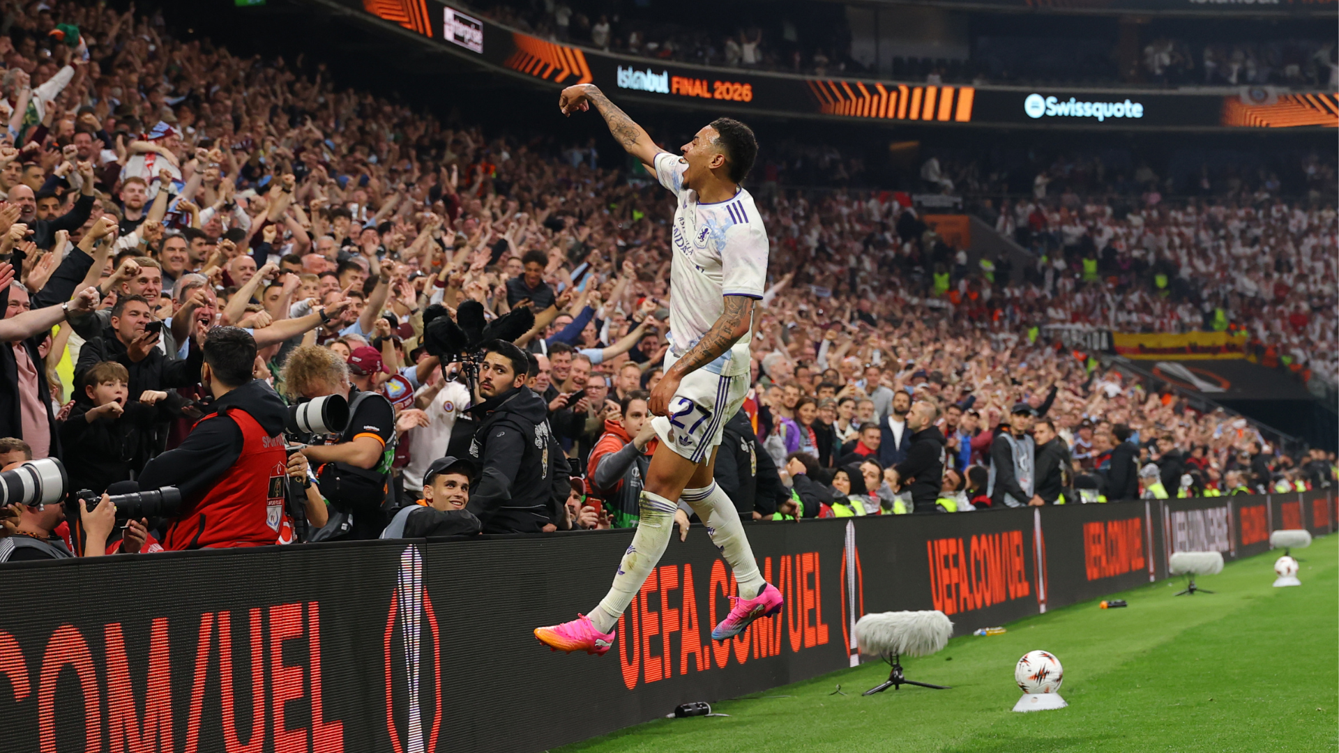 ‘We’ll go down in history’ – Rogers revels in Aston Villa’s Europa League triumph