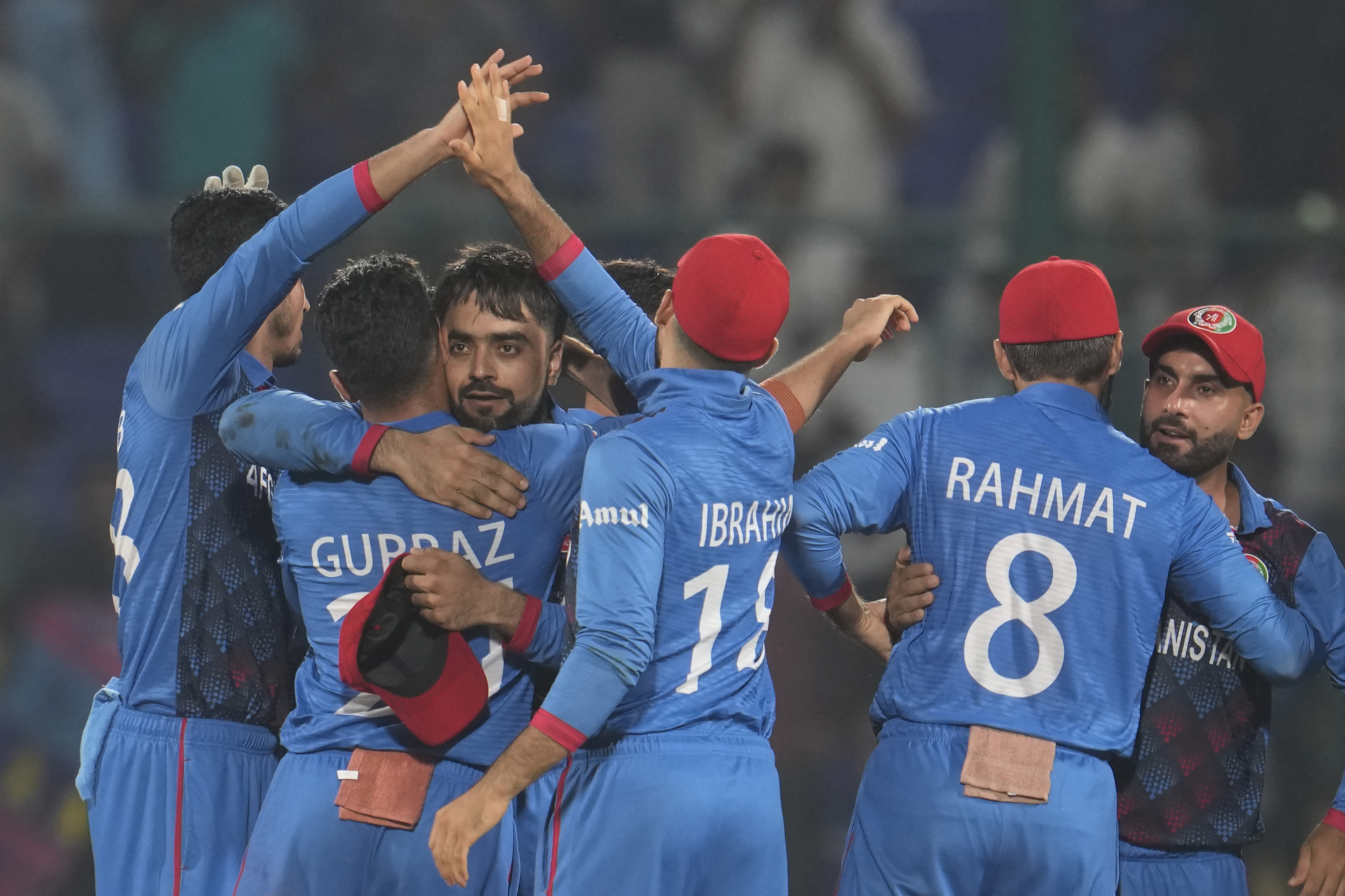 Afghanistan celebrated a famous win