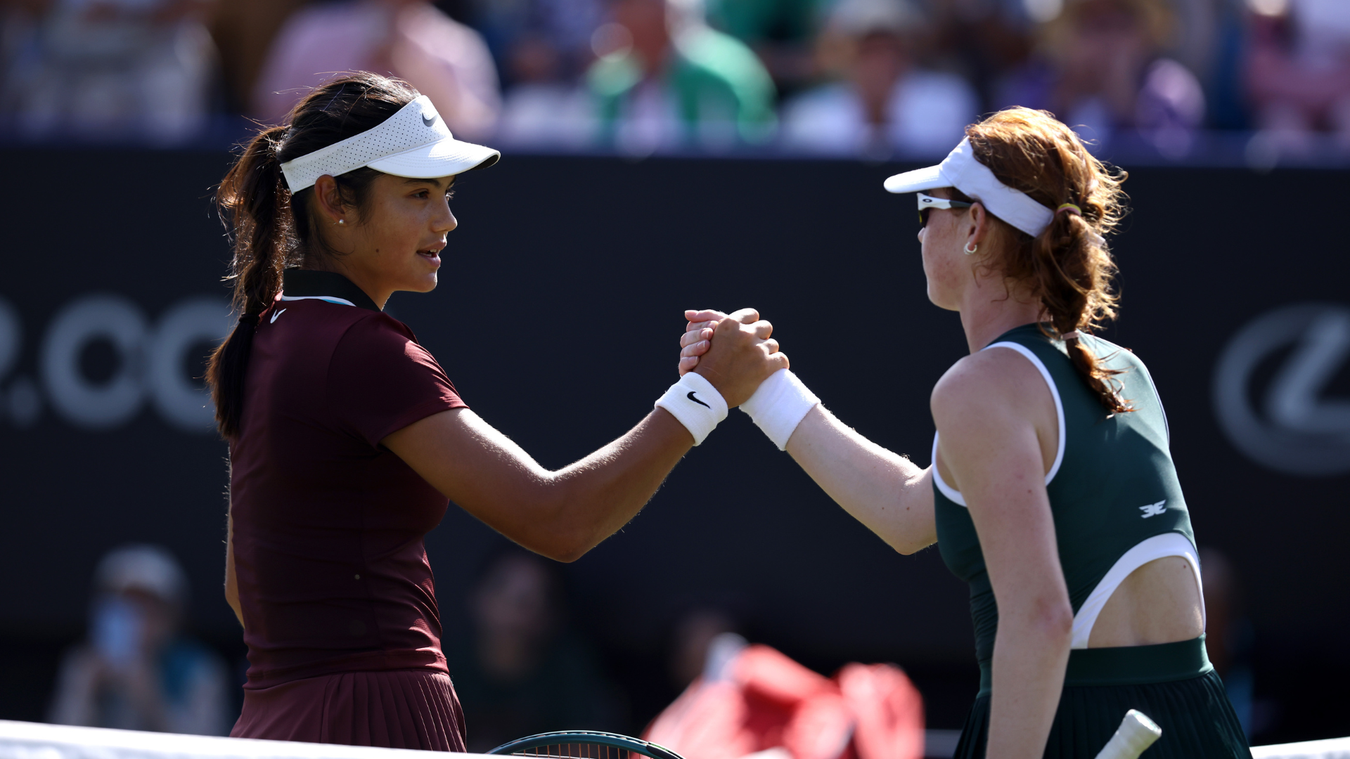 Late Raducanu surge not enough to avoid Eastbourne exit to Joint