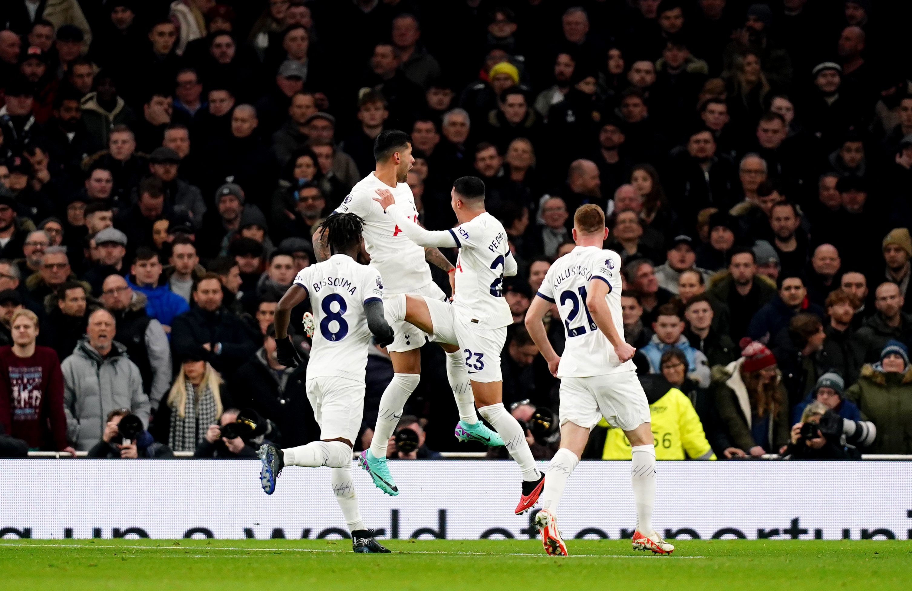 Tottenham 1-2 West Ham: Jarrod Bowen and James Ward-Prowse score