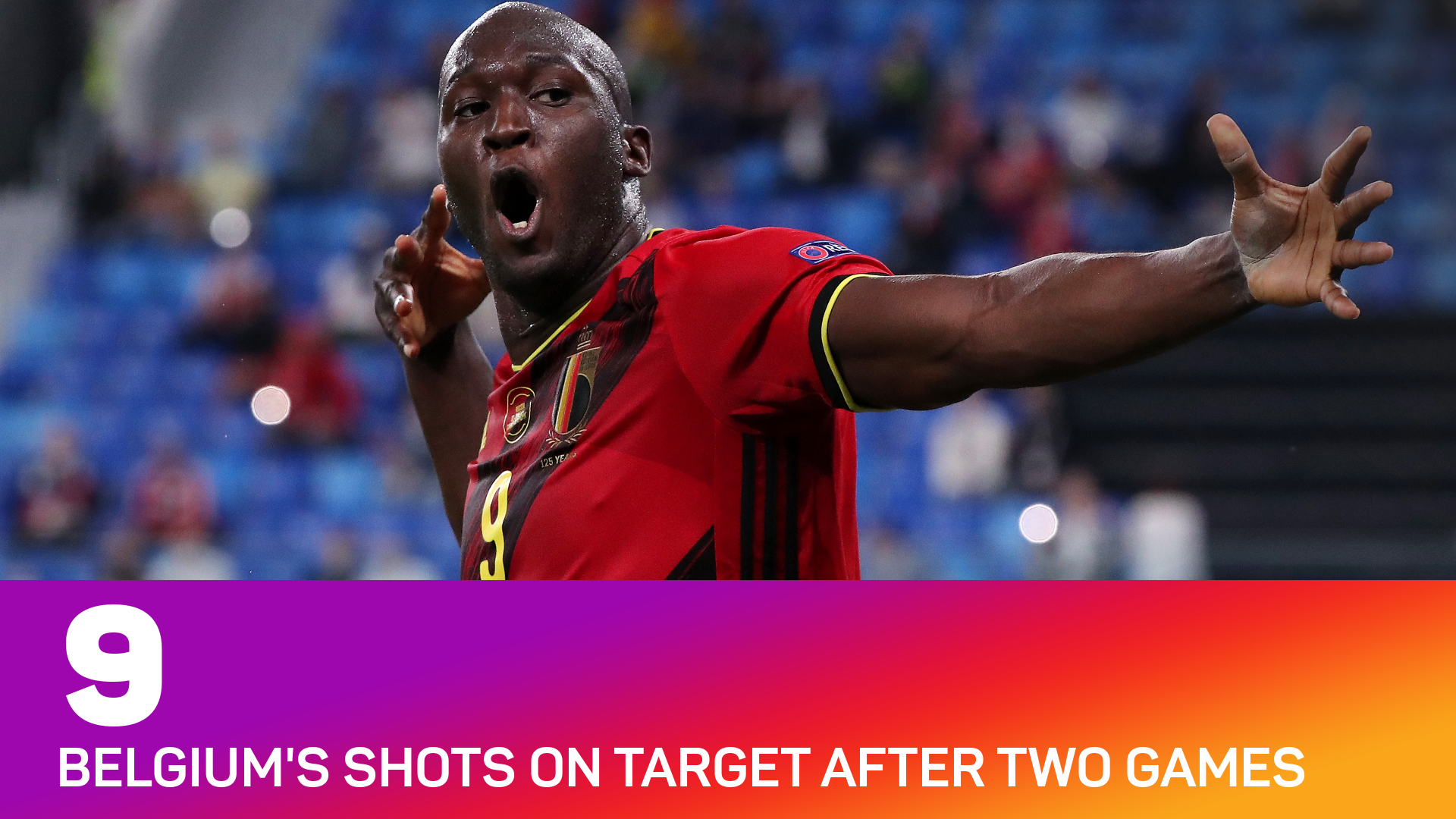 Belgium shots on target
