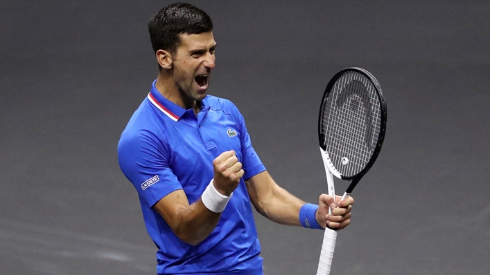 Novak Djokovic won two matches on Saturday