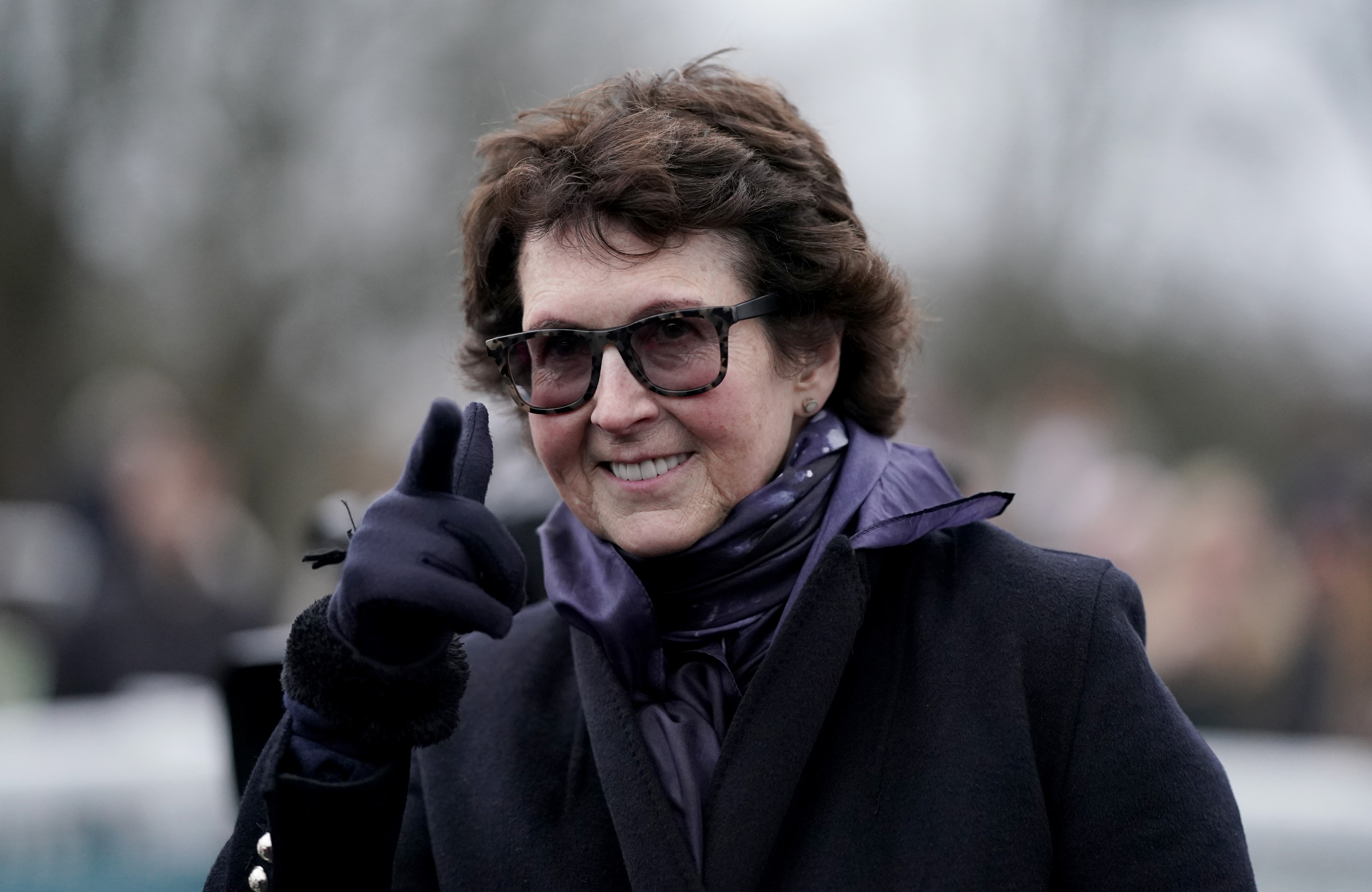 Trainer Venetia Williams at Lingfield on Sunday