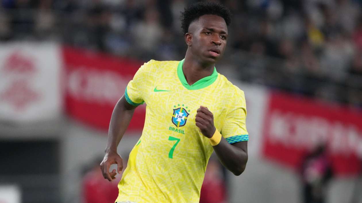 Ancelotti encourages Vinicius to take on striker role for Brazil