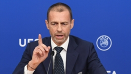 UEFA president Aleksander Ceferin was in attendance at Tuesday's meeting