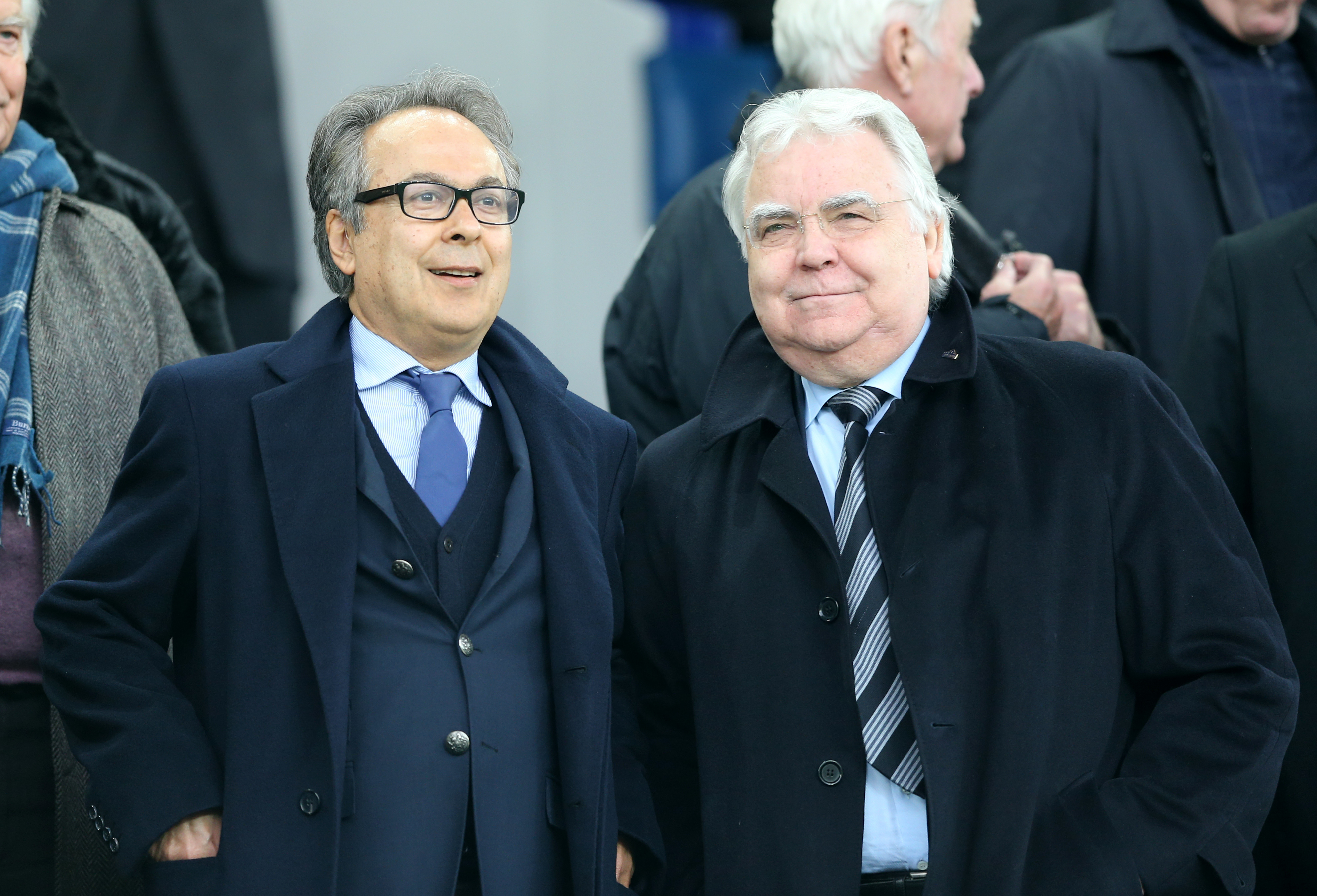 Bill Kenwright (right) with Farhad Moshiri