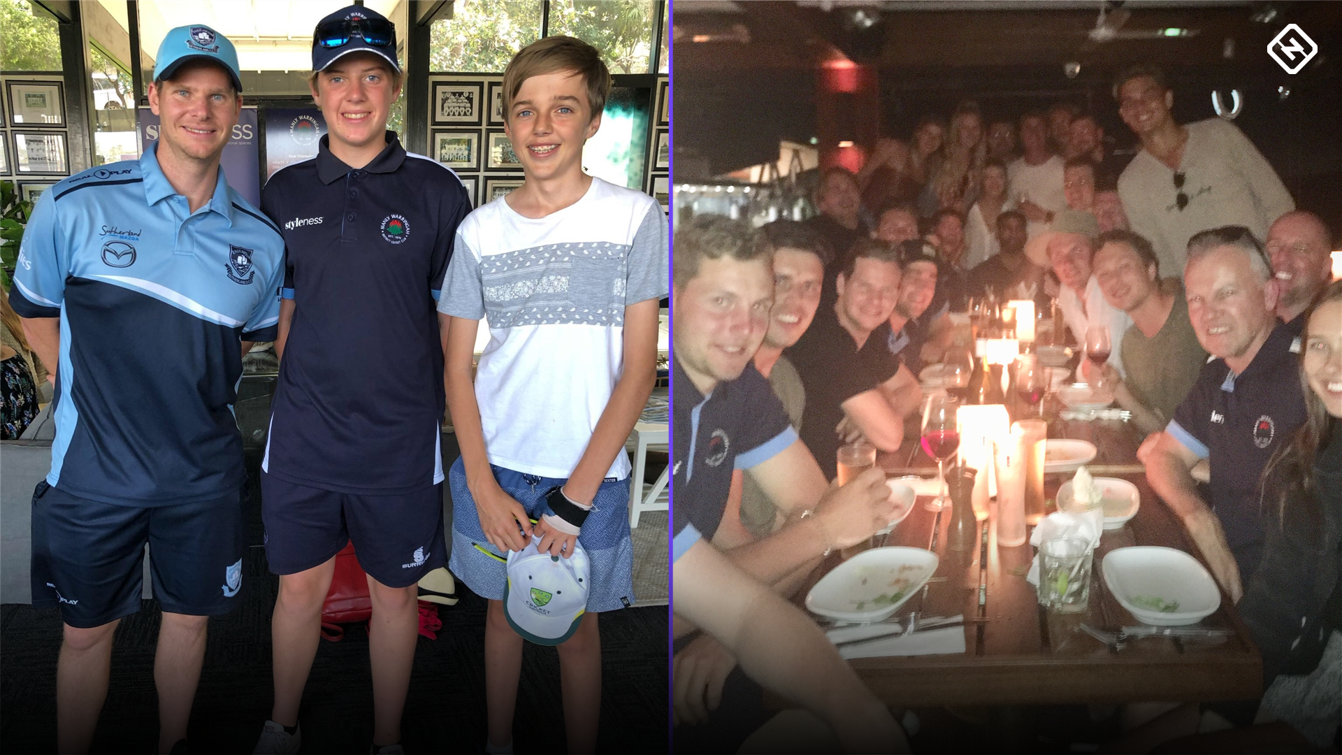 Steve Smith drowning his sorrows? Not so much, say ...