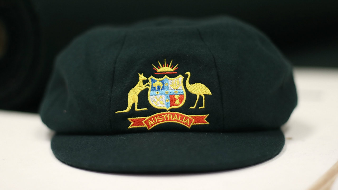 on phone test eye cricket Australia's Who Test wore Baggy Green the history: