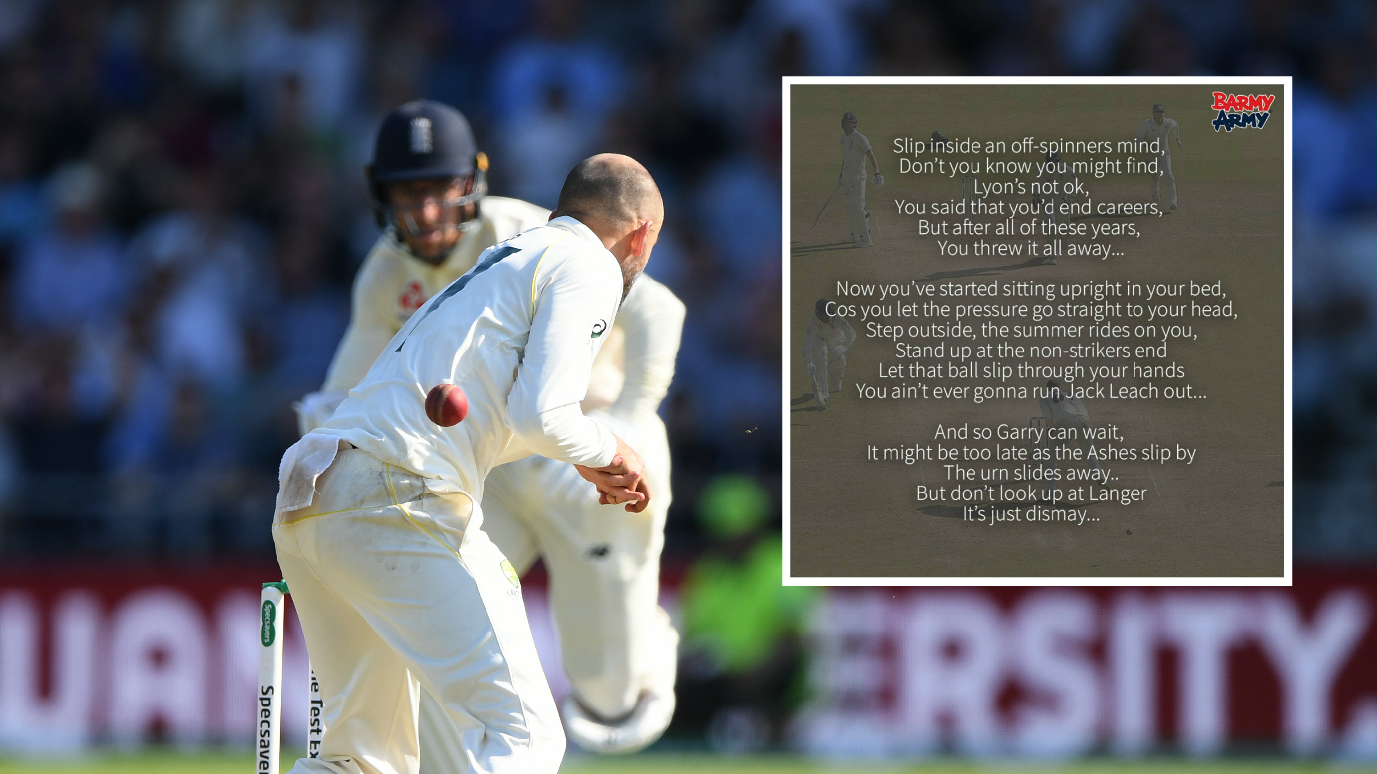Ashes 2019: Barmy Army unleashes new Headingley-inspired Nathan Lyon song