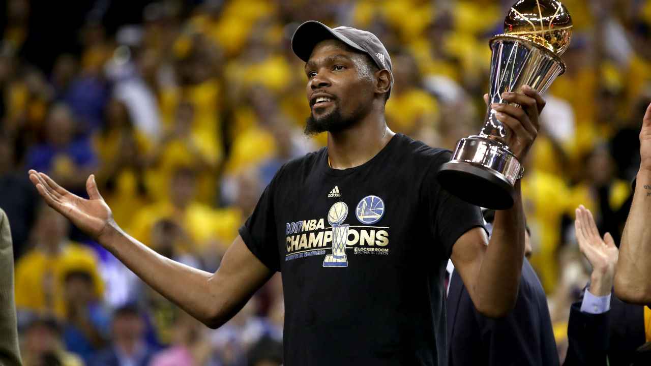 NBA Finals 2017 Kevin Durant named MVP in first title