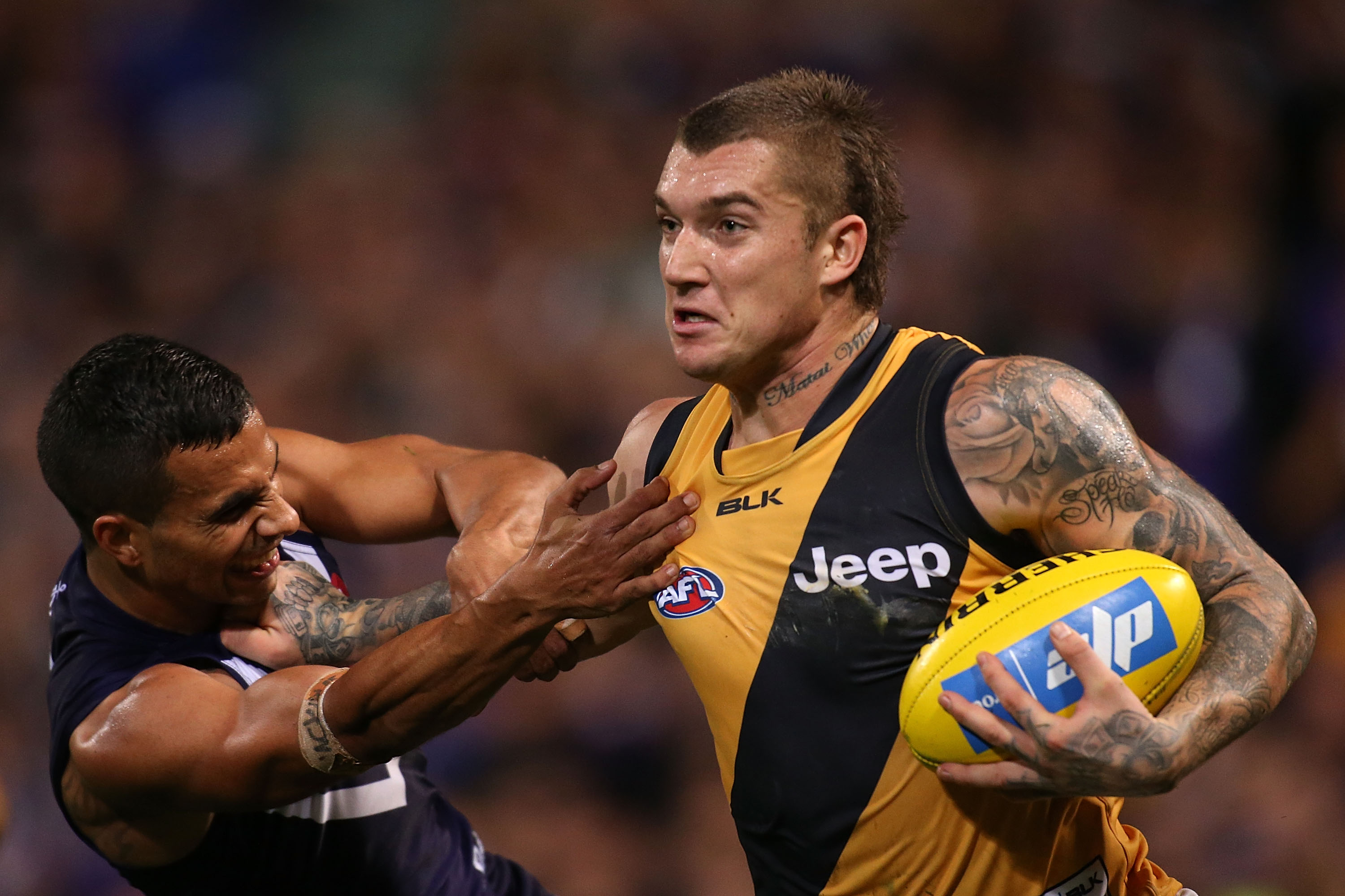 dustin martin puts richmond contract talks on hold horse outlines
