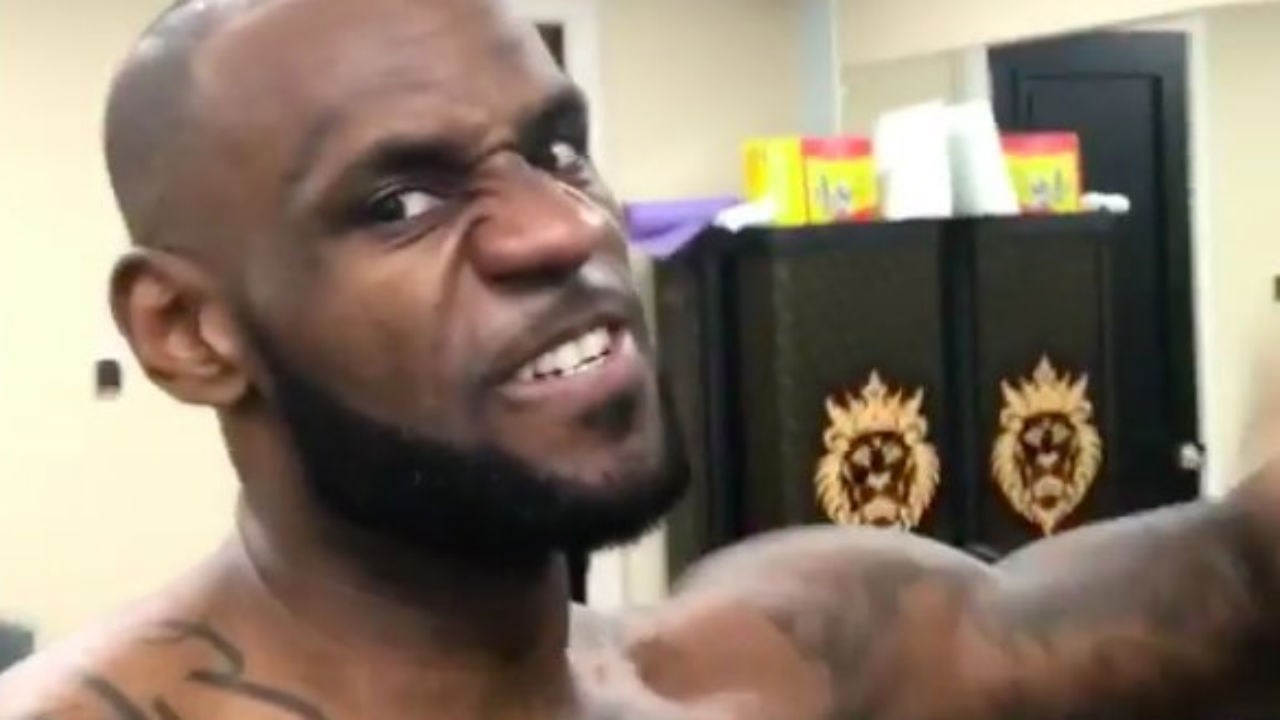 lebron new hair