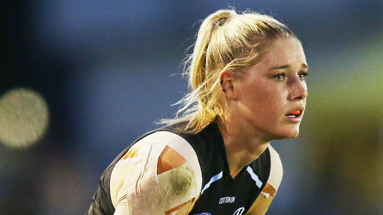 AFLW star Tayla Harris has no time for faceless trolls ...