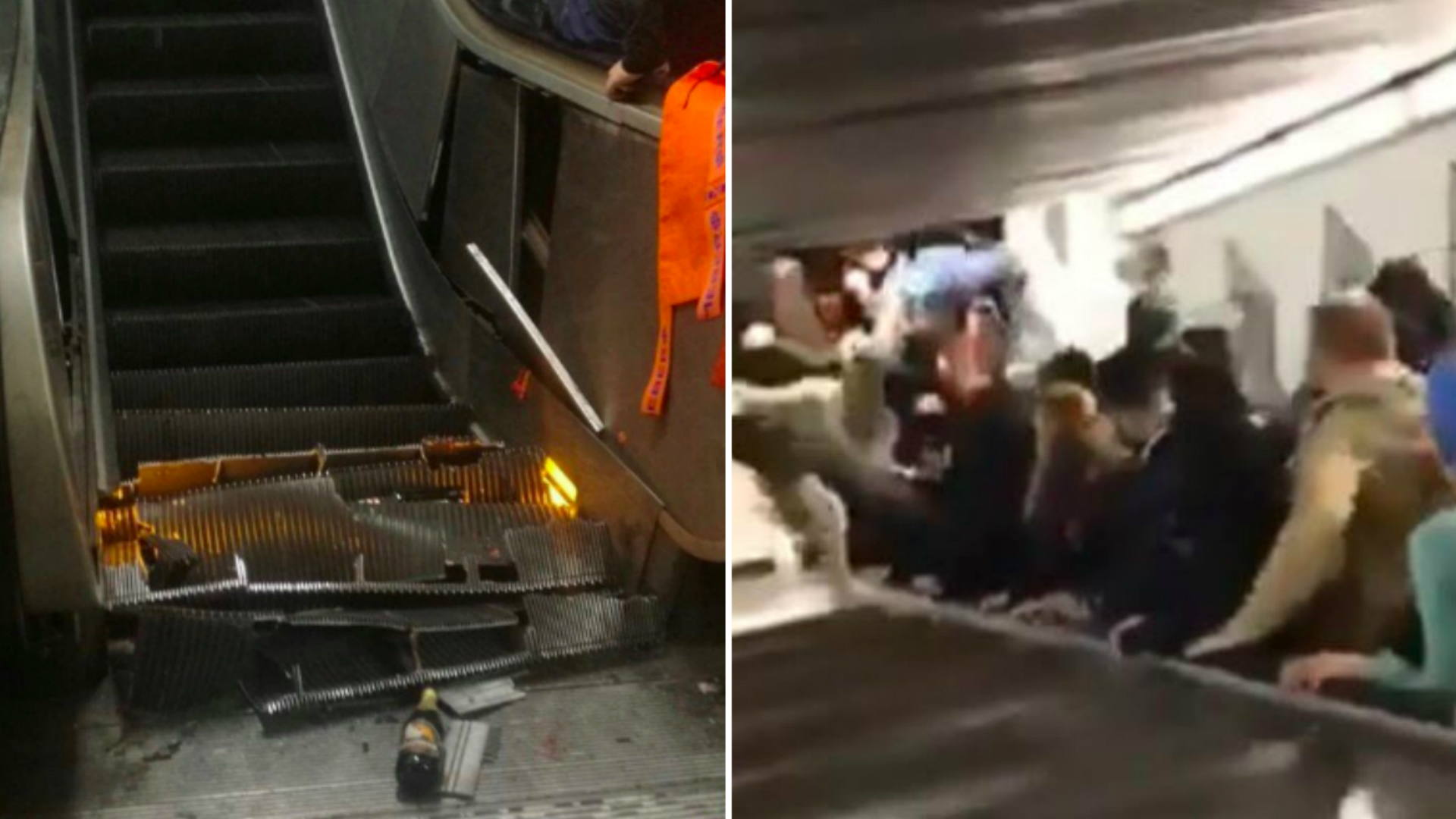 Champions League news CSKA Moscow fans injured in escalator collapse