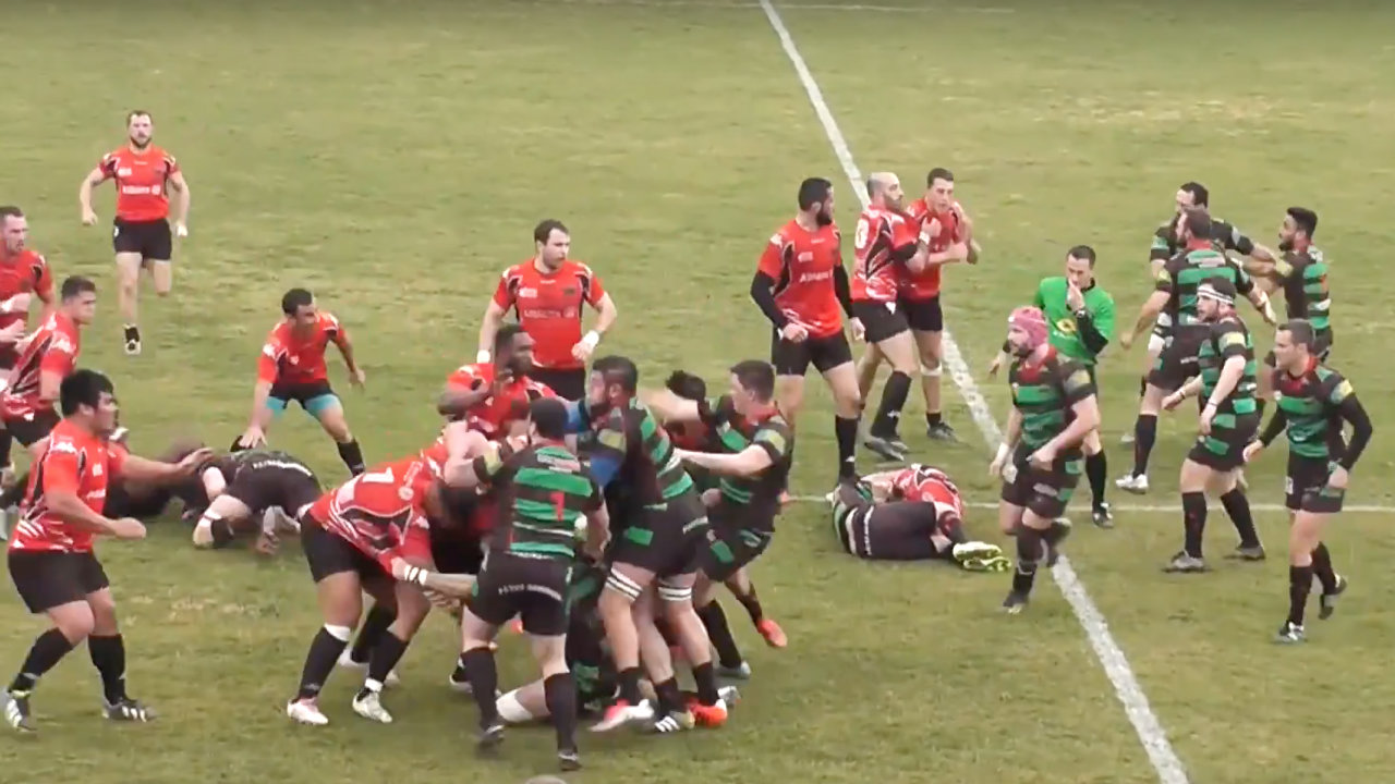 WATCH: Huge fight breaks out in French rugby match | Rugby | Sporting News