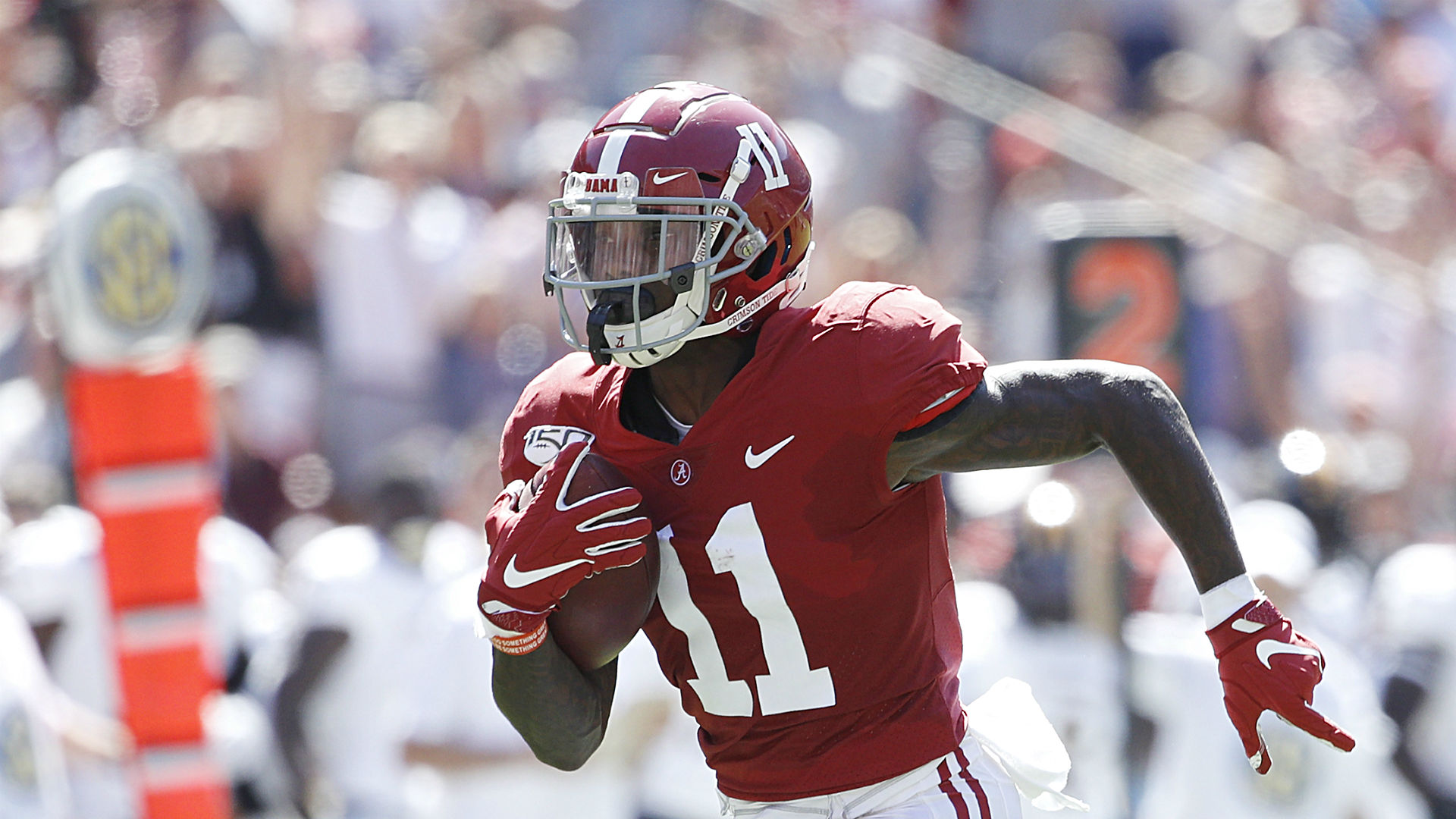 Alabama's Henry Ruggs returns from noncontact injury vs. Ole Miss