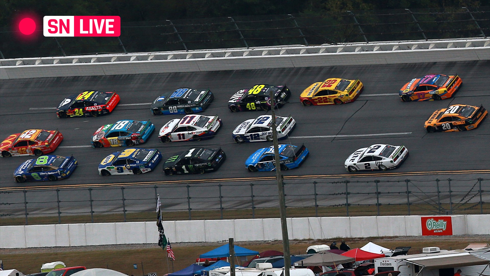 NASCAR at Talladega Live race updates, results, highlights from Monday