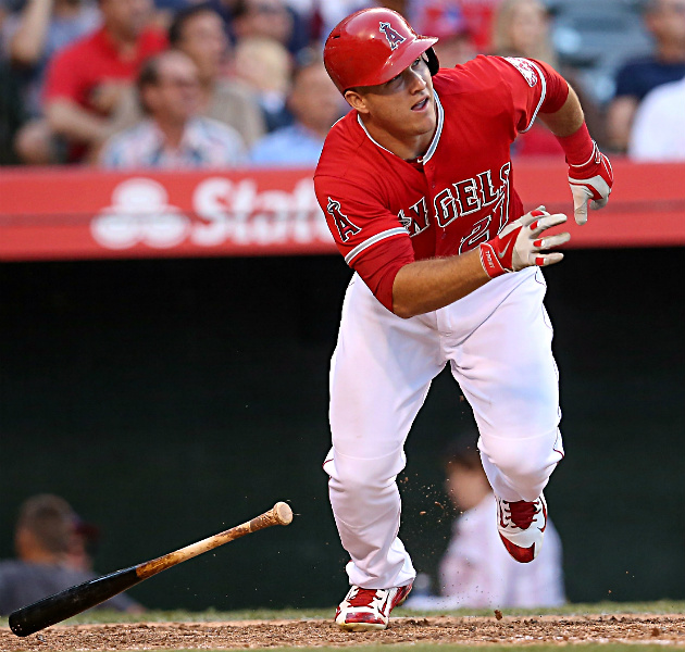 Angels superstar Mike Trout does not condone bat flipping | MLB ...
