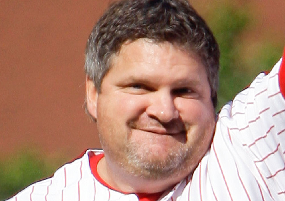 John Kruk Leaves Dodger Stadium Press Box On Stretcher