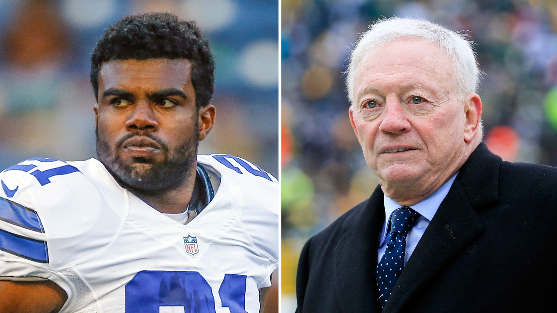 Image result for images of jerry jones and ezekiel elliott