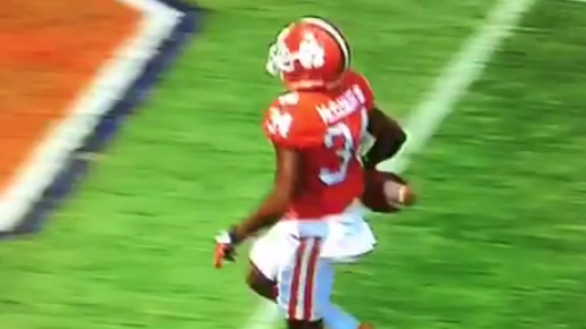 Clemson's RayRay McCloud goes full DeSean Jackson, fumbles in front of