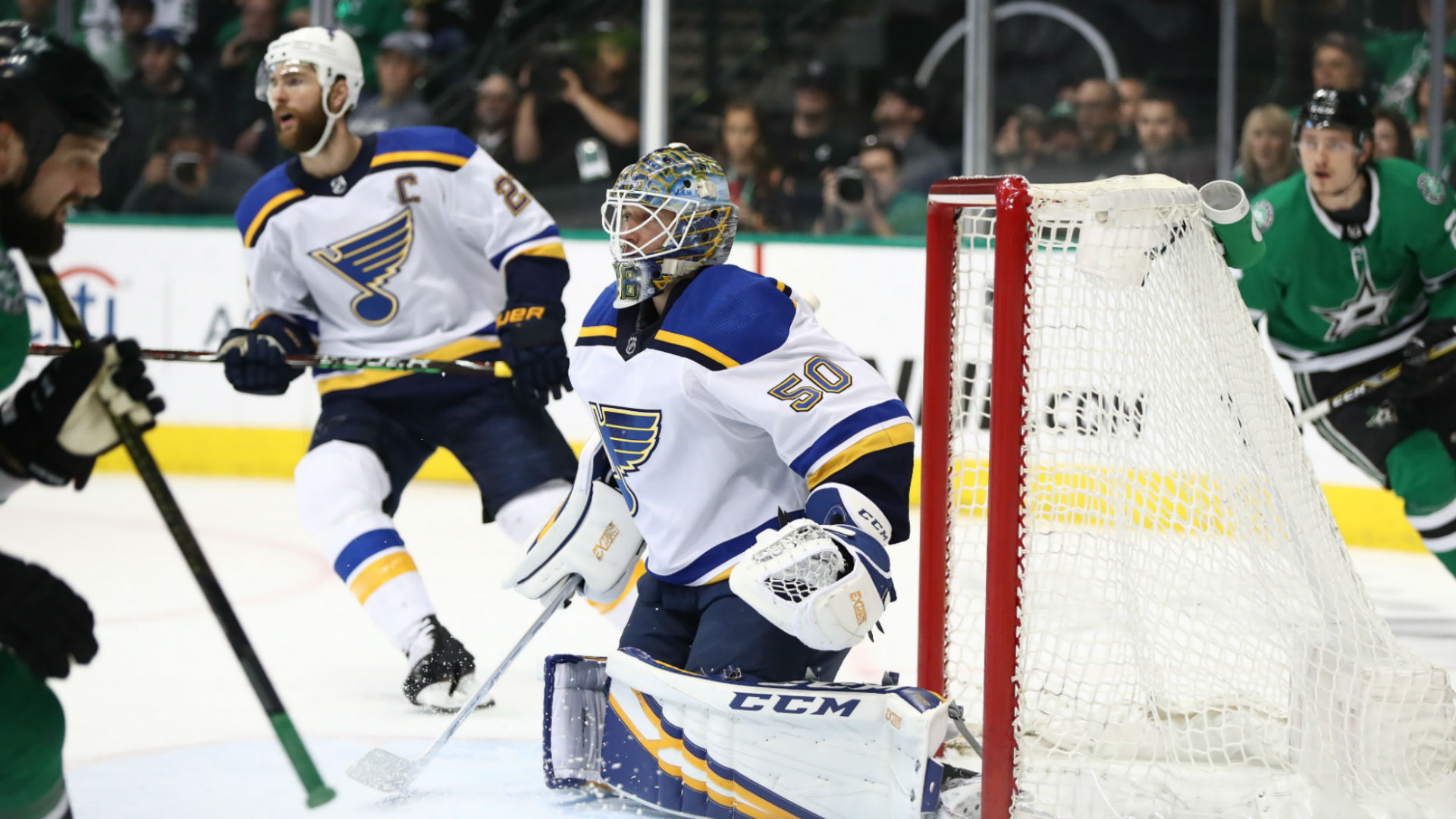 NHL Playoffs 2019: Blues' Jordan Binnington Loses Cool At End Of Second ...