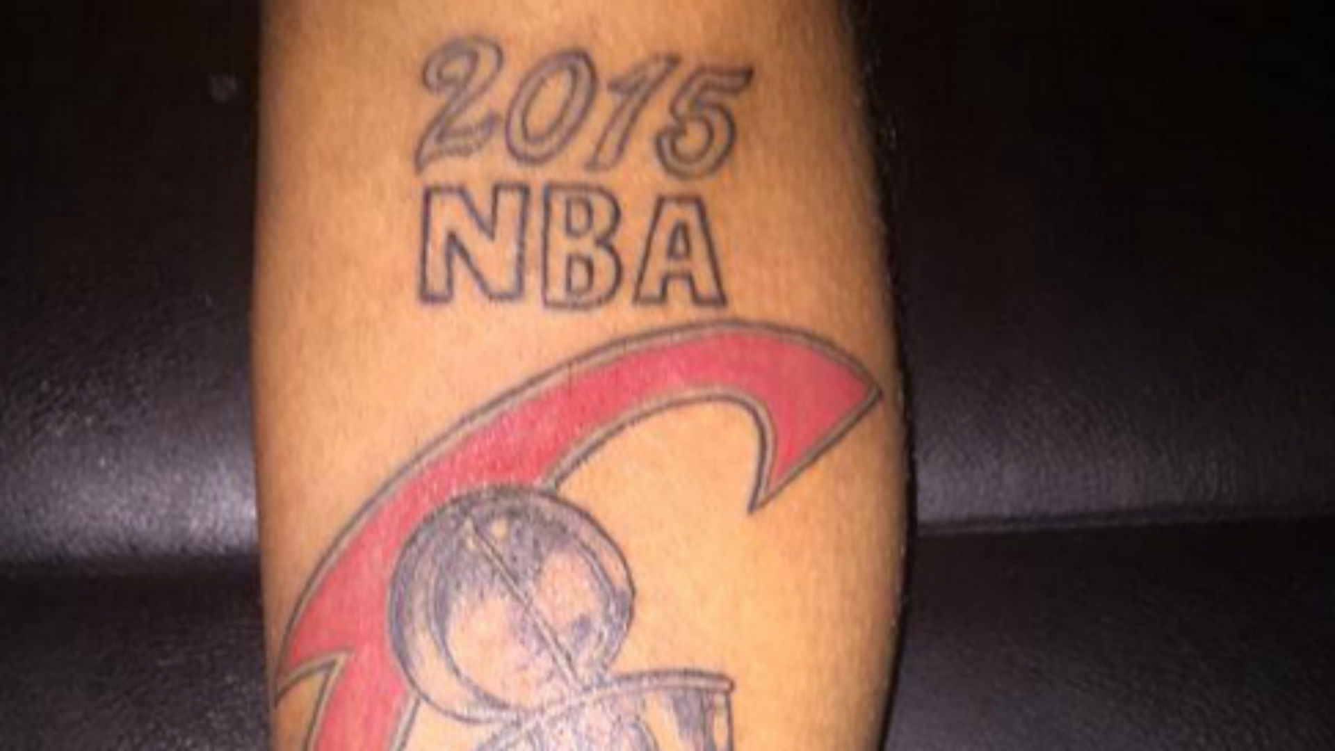Fan gets Cleveland Cavaliers NBA championship tattoo