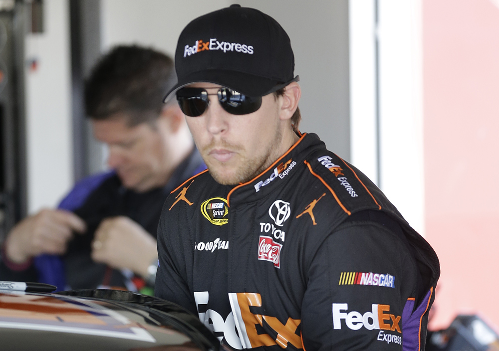 Denny Hamlin cleared to race after metal removed from eye | NASCAR ...