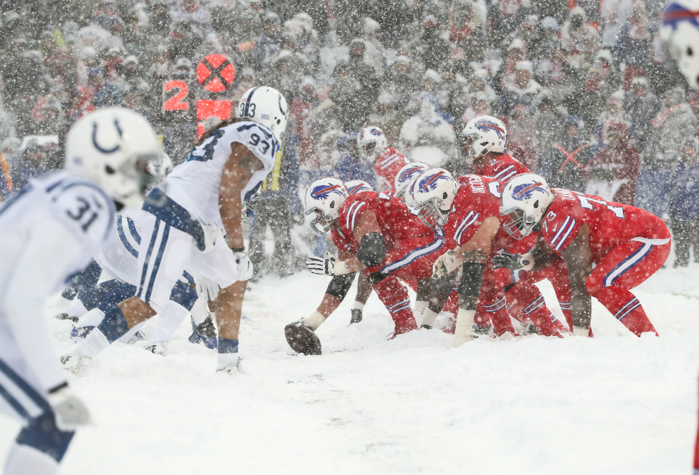 Bills vs. Colts snow game