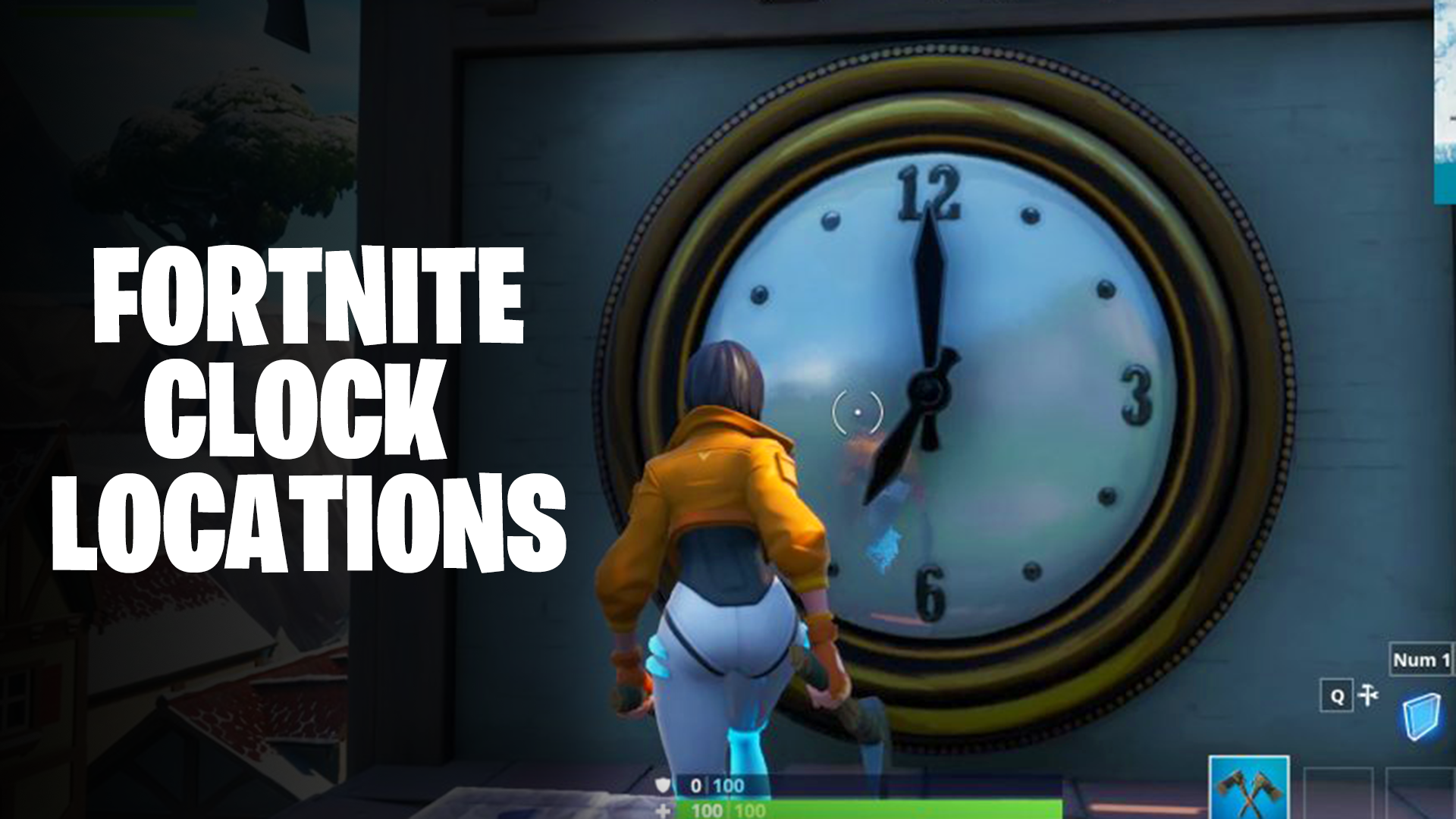 Where to 'visit different clocks' in Fortnite for Season 9 Week 8