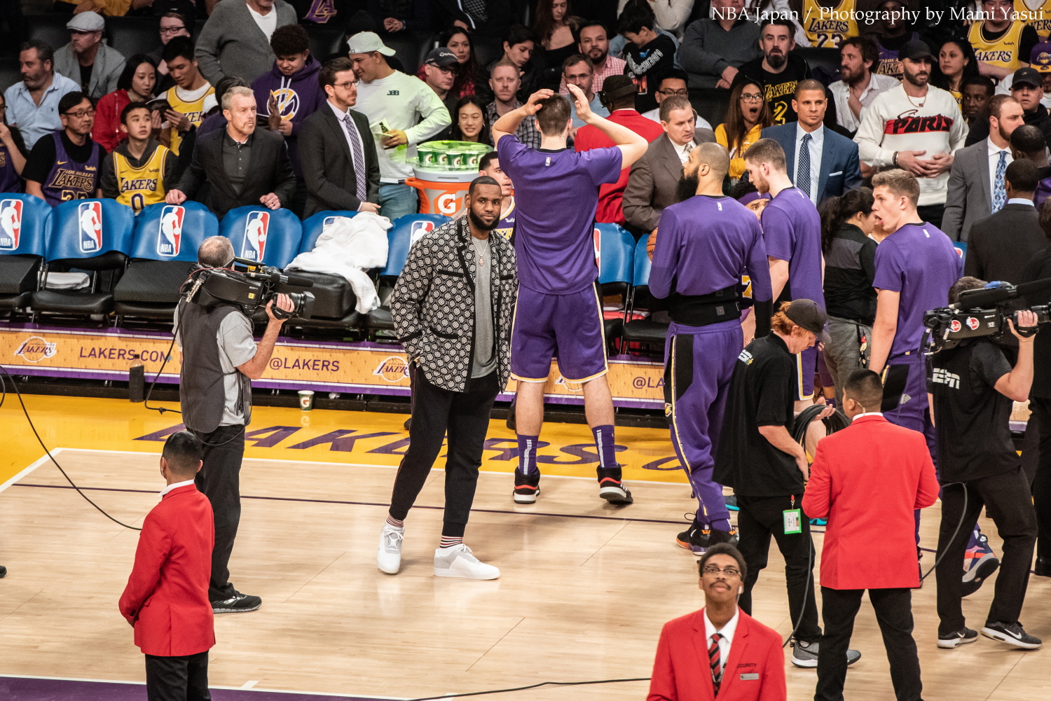 MSP_0681 Thunder vs Lakers, Photo by Mami Yasui/NBA Japan