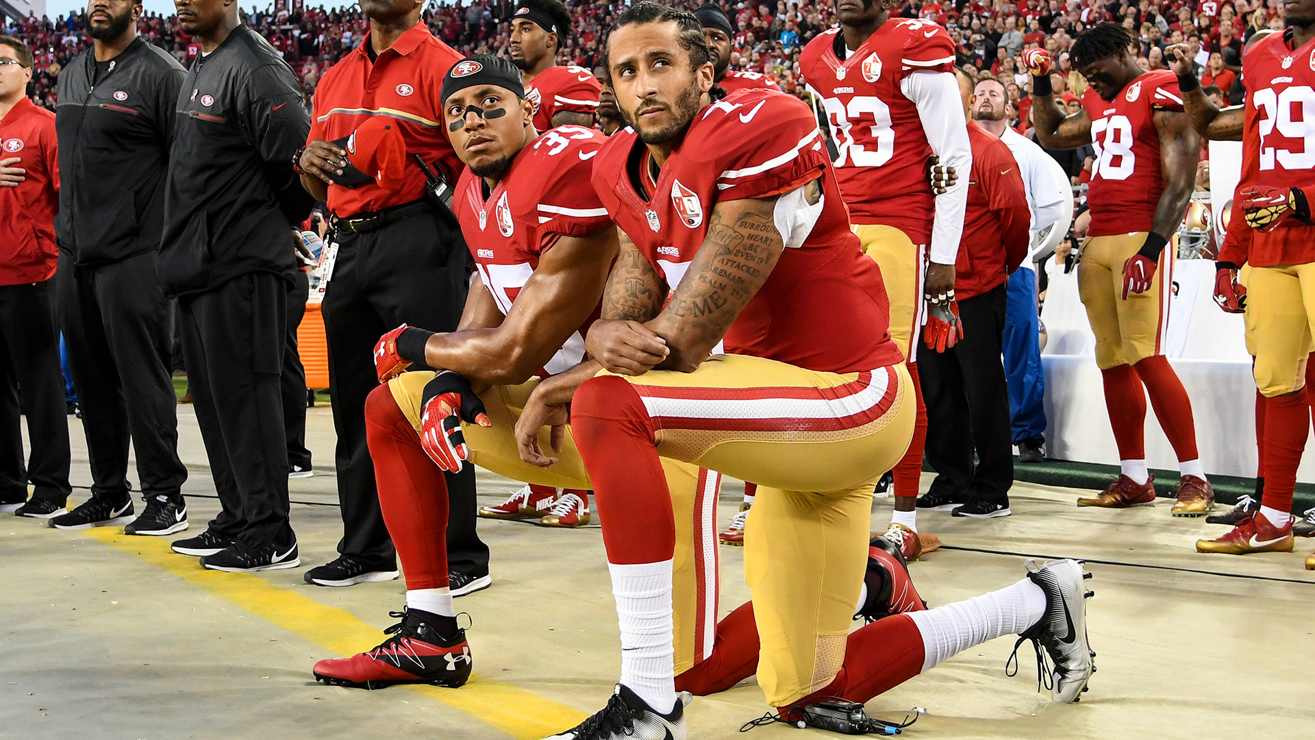 The sports teams' political stances are turning off viewers (Credit: Sporting News)