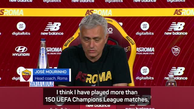 Thumbnail for article: Conference League-trainer Mourinho: 'Ook geen topduels in Champions League'