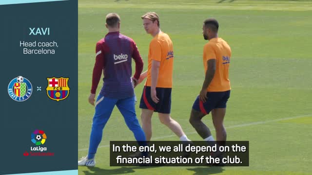 Thumbnail for article: Xavi onzeker over Barça-toekomst Frenkie: 'Hangt van de financiële situatie af'