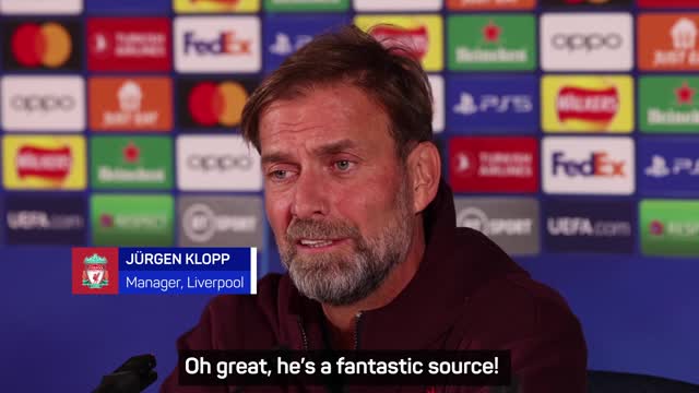 Thumbnail for article: Klopp genadeloos voor criticaster: 'Een fantastische bron, overal gerespecteerd'