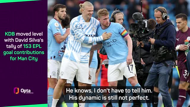 Thumbnail for article: Guardiola tempert euforie na 'masterclass' De Bruyne: 'Speelt nog niet top'