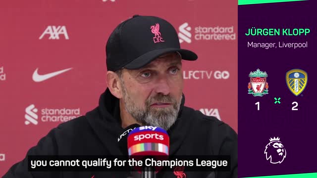 Thumbnail for article: Klopp vreest: 'Zo gaan we ons niet plaatsen voor Champions League'