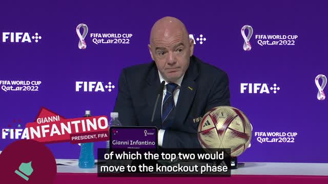 Thumbnail for article: Infantino: 'We moeten opnieuw nadenken over het format van het WK 2026'