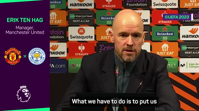 Thumbnail for article: Ten Hag eist overwinning na gelijkspel bij Barcelona: 'Dit vraagt veel energie'