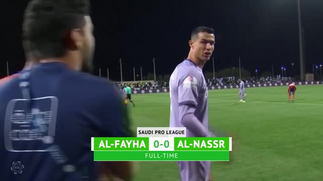 Thumbnail for article: Ronaldo is niet te genieten en beent na afloop boos van het veld bij Al-Nassr