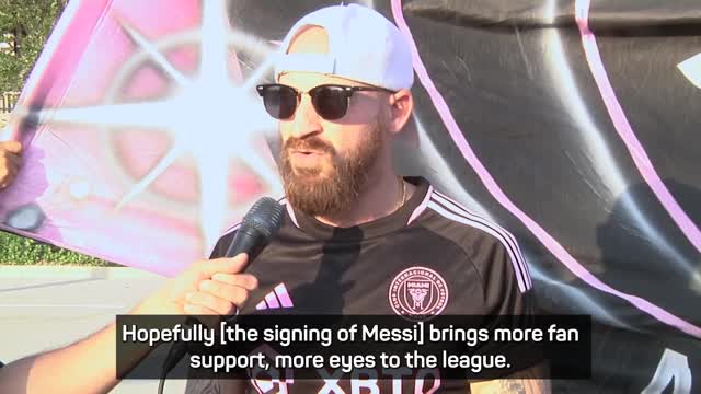 Thumbnail for article: Inter Miami-fans dolblij met Messi: 'Hopelijk nu meer aandacht voor de MLS'