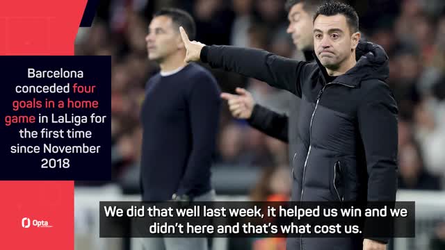 Thumbnail for article: Xavi niet tevreden na thuisnederlaag tegen dark horse: 'We verdienden meer'