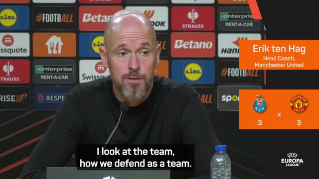 Thumbnail for article: Ten Hag kritisch: dit zegt hij over de verdediging van Manchester United